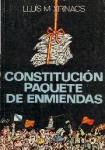 Libro 'Constitucion, paquete de enmiendas'.
