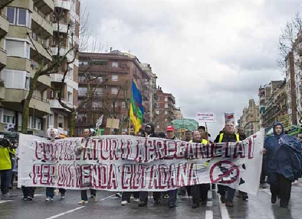 Marxa contra l'atur i per la renda ciutadana del 27 de febrer del 2013 / (Foto: Teresa Forn-Fotomovimiento).