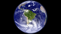 Planeta Terra, mostrant Amèrica del Sud.