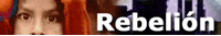 Rebelion.org. Logotip.