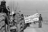 Tractorada d’Unió de Pagesos del 1978. Font: Josep Maria Montaner (Nació Digital).