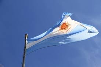 Bandera de l'Argentina.