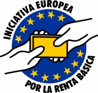 Iniciativa europea por la renta basica. Logotip.