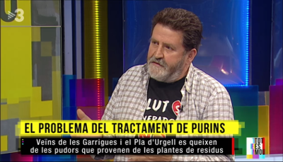 Joan Vázquez Mendieta en el programa «Tot es mou» de TV3.