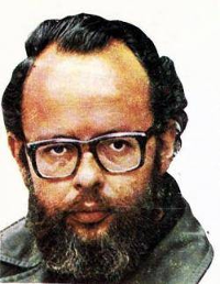 Lluís Maria Xirinacs. Foto de campanya del BEAN, 1979.